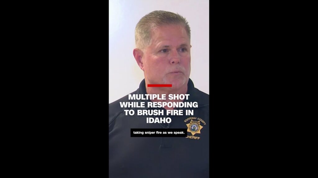 Multiple shot while responding to brush fire in Idaho