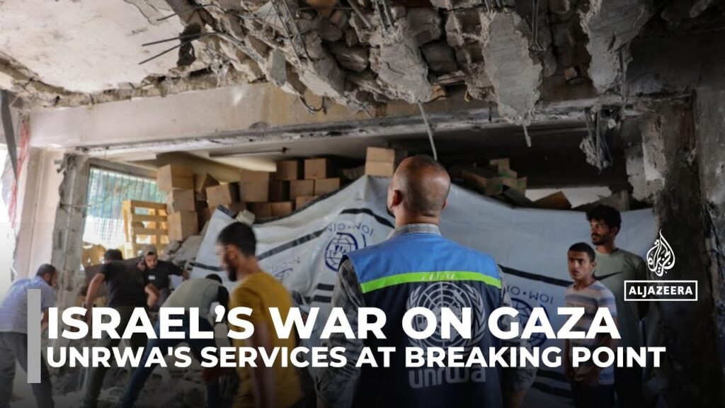 Israel’s war on Gaza: UNRWA’s humanitarian services at breaking point