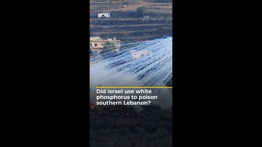 Did Israel use a white phosphorus blitz to create a buffer zone in southern Lebanon? | AJ#shorts