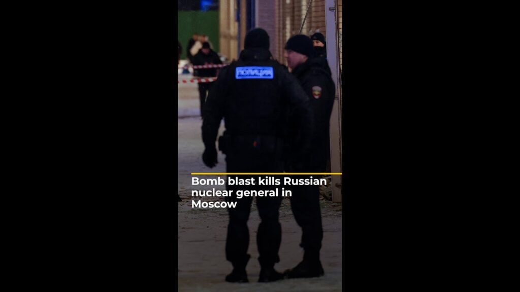 Bomb blast kills Russian chief of nuclear protection forces in Moscow | AJ#shorts