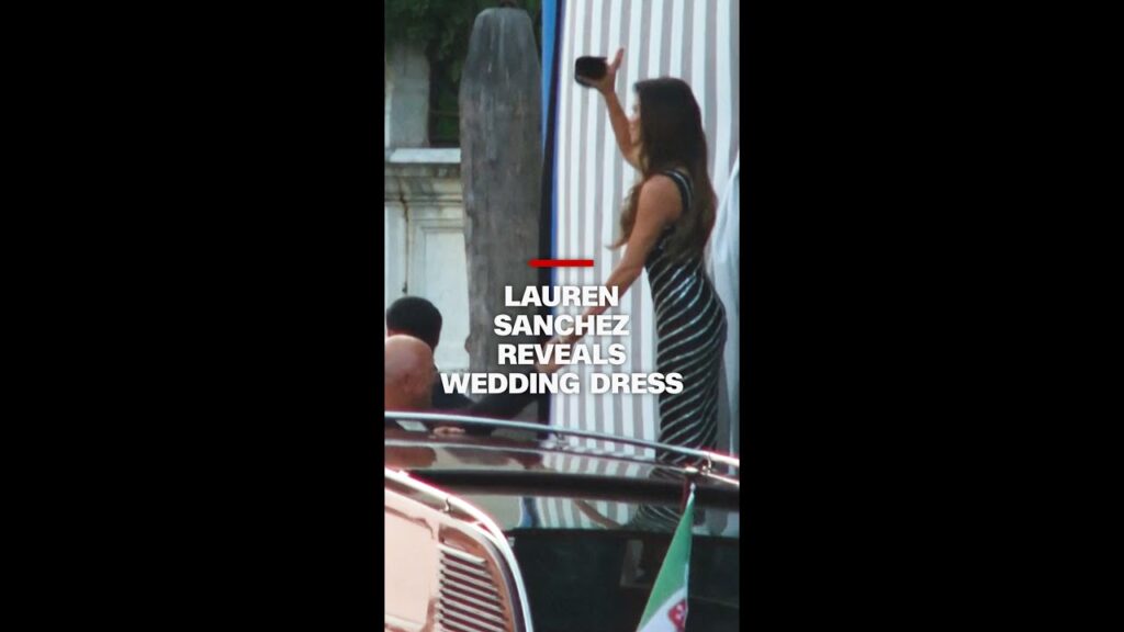 Lauren Sanchez reveals wedding dress