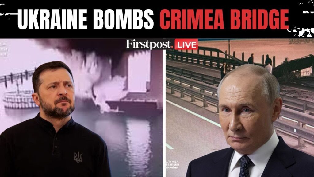 Russia Ukraine War LIVE: Ukraine Says it Hit Crimea Bridge | War in Ukraine | Putin | N18G