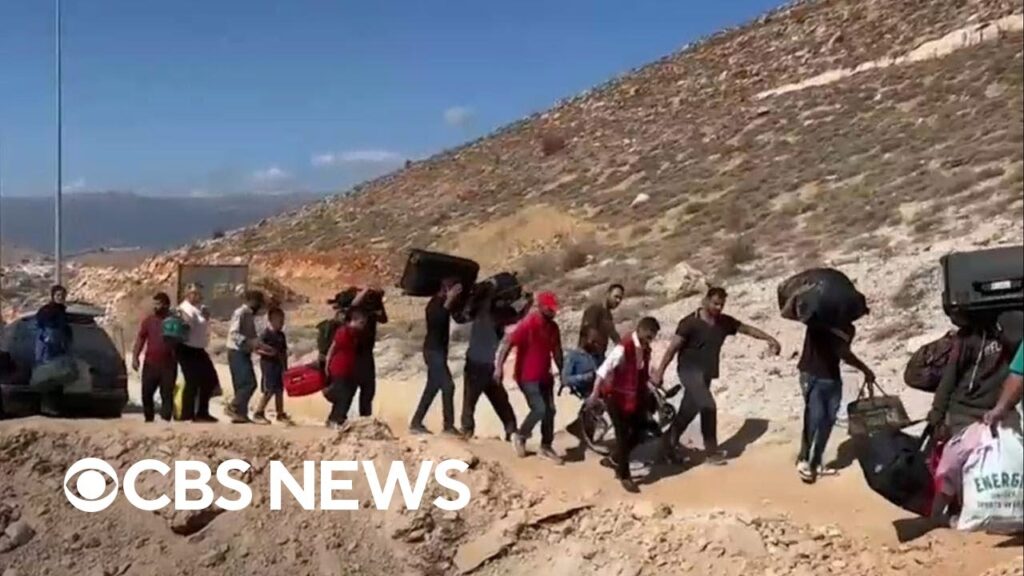 Hundreds of thousands displaced in Lebanon amid Israel-Hezbollah conflict