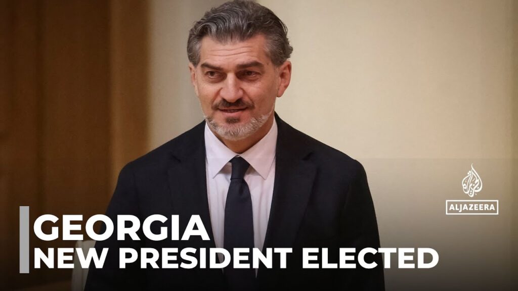 Georgia’s new president elected by MPs amid opposition boycott