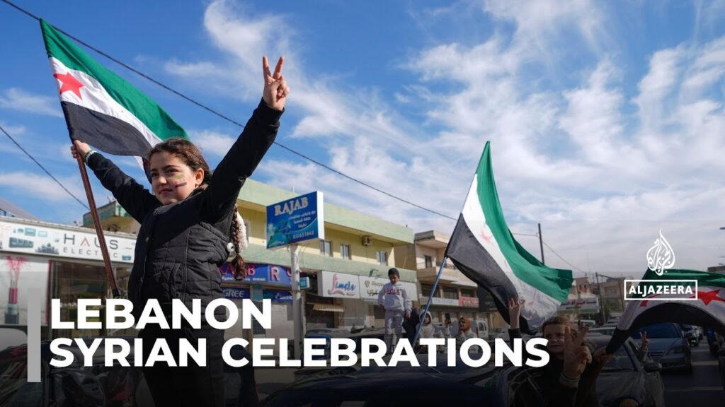 Displaced Syrians in Lebanon: Refugees celebrate the fall of Assad in the streets