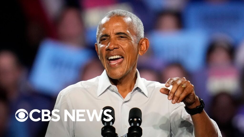 Obama raps Eminem’s “Lose Yourself” at Detroit Harris-Walz rally