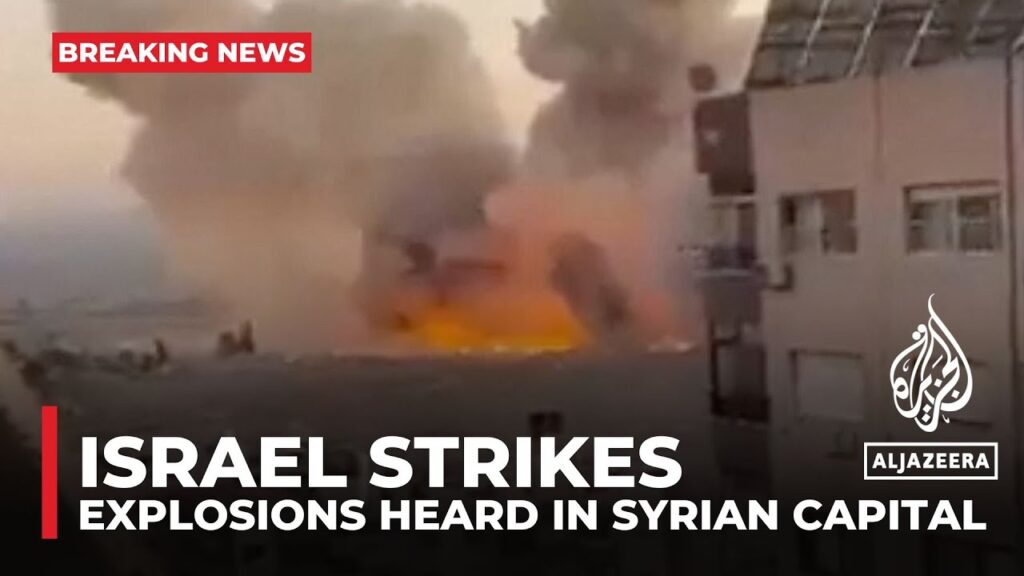 Explosions heard in Syrian capital: AJE correspondent