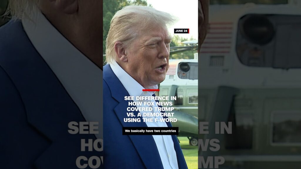 See difference in how Fox News covered Trump vs. a Democrat using the F-word