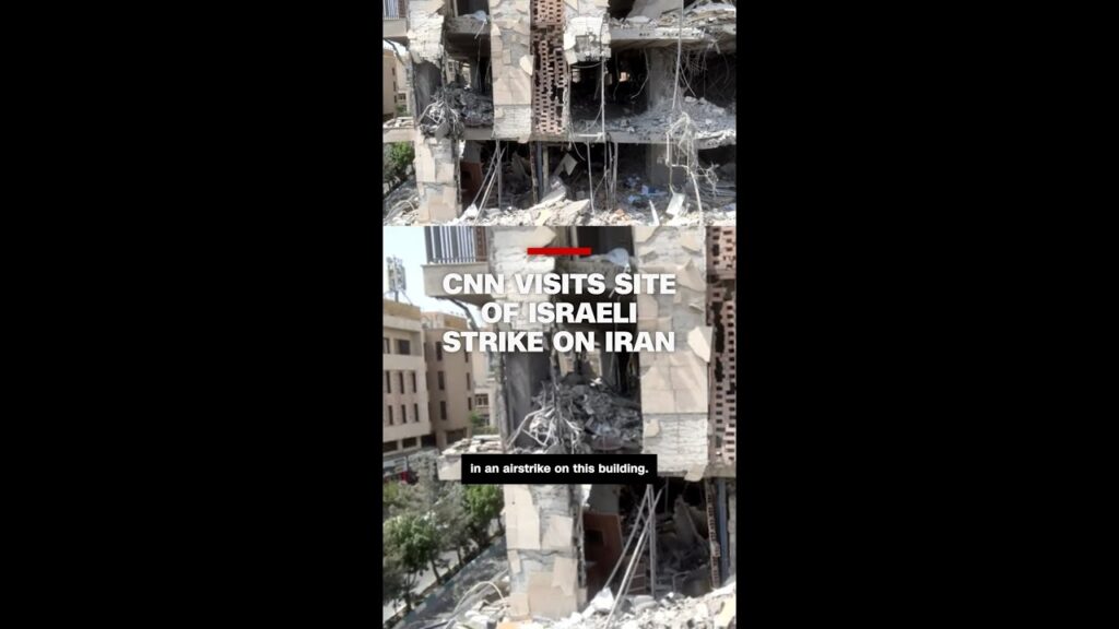 CNN visits site of Israeli strike on Iran