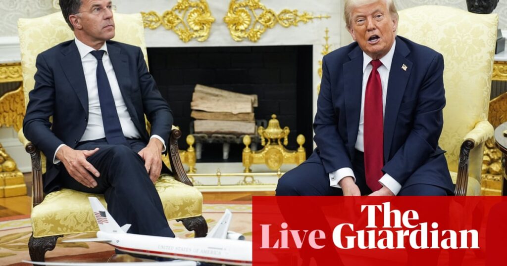 Trump ‘disappointed, but not done’ with Putin as he backs Nato on Ukraine – Europe live | US news