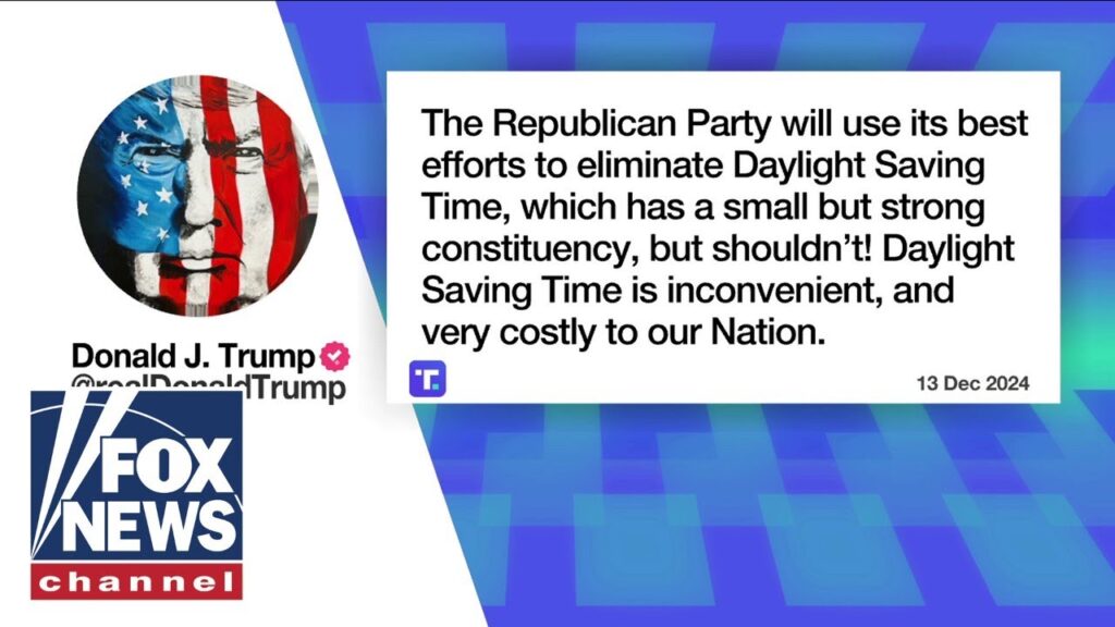 ‘INCONVENIENT’: Trump calls for elimination of Daylight Saving Time