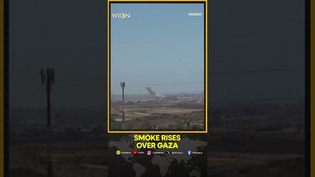 Israel-Gaza War: Blast Heard, Smoke Rises Over Gaza | WION Shorts