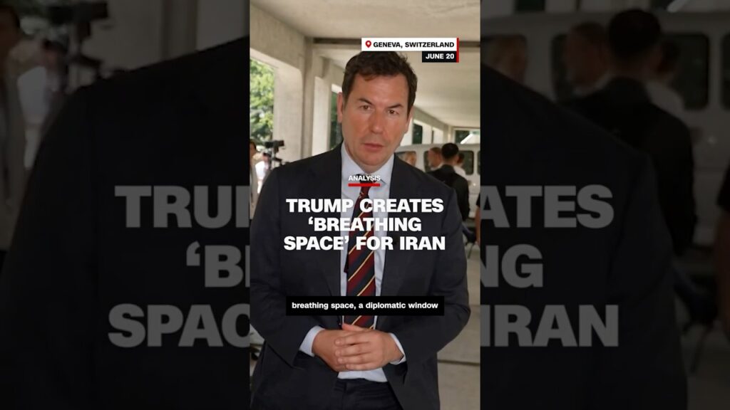 Trump creates ‘breathing space’ for Iran