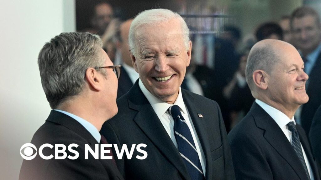 Biden arrives in Berlin, urges allies to continue support for Ukraine