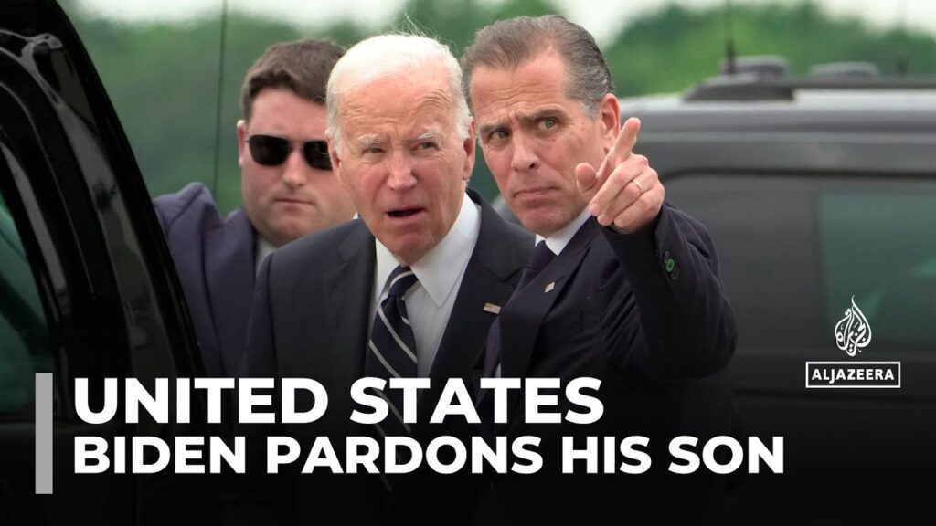US President Joe Biden pardons son Hunter despite pledge not to