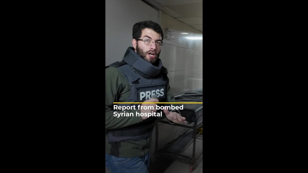 Report from bombed Syrian hospital | AJ#shorts