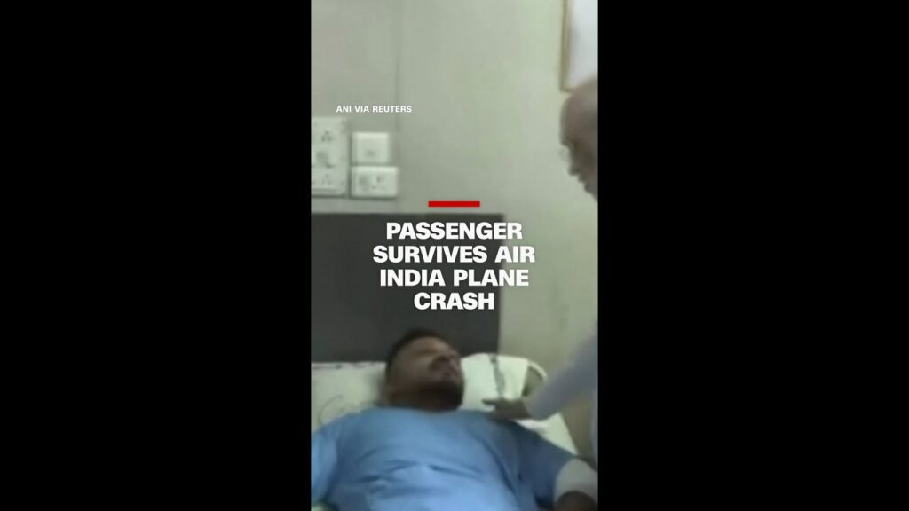 Passenger survives Air India plane crash