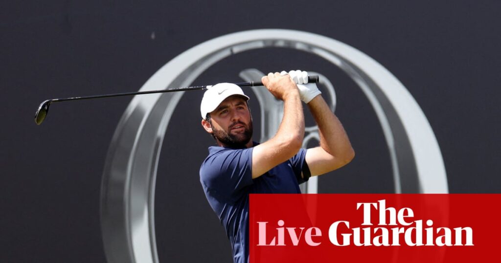 The Open 2025: McIlroy and chasing pack try to catch Scheffler on final day – live | The Open
