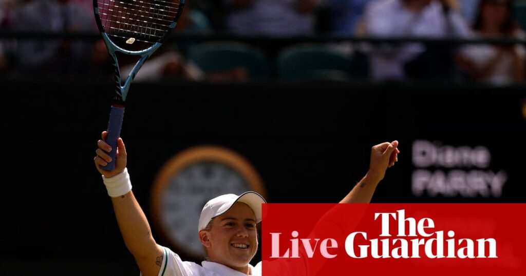 Wimbledon 2025: Kartal beats Parry, Fritz and Keys in action, Osaka goes out – live | Wimbledon 2025