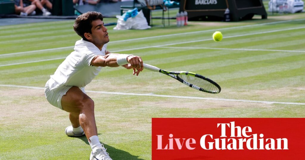 Wimbledon 2025 men’s singles final: Jannik Sinner v Carlos Alcaraz – live | Wimbledon 2025