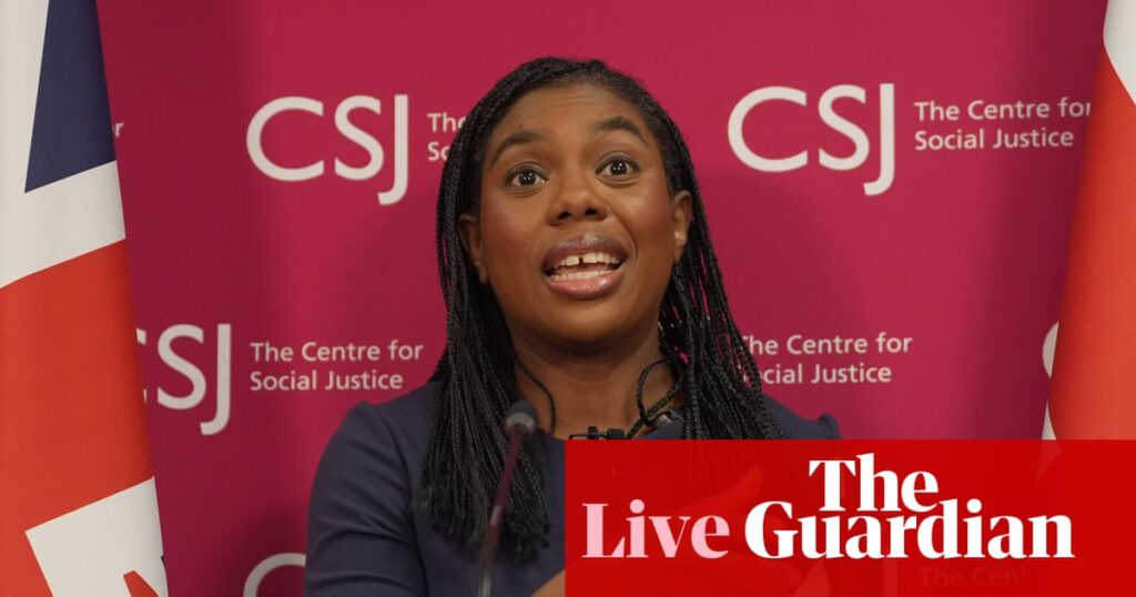 Badenoch says UK is ‘welfare state with economy attached’ and Farage like ‘Corbyn with a pint’ – UK politics live | Politics