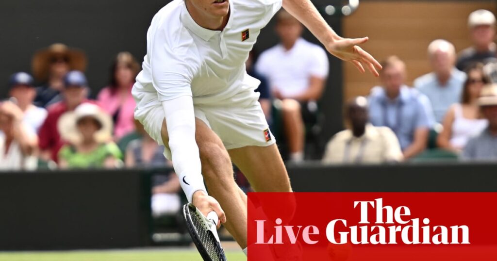 Wimbledon 2025 quarter-finals: Sinner v Shelton, Cobolli v Djokovic, Bencic through – live | Wimbledon 2025