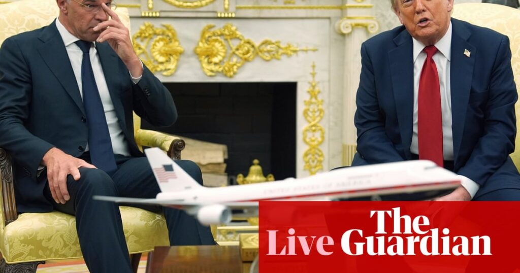 Trump confirms new weapons deal for Ukraine and threatens ‘severe’ tariffs on Russia if war doesn’t end in 50 days – Europe live | World news
