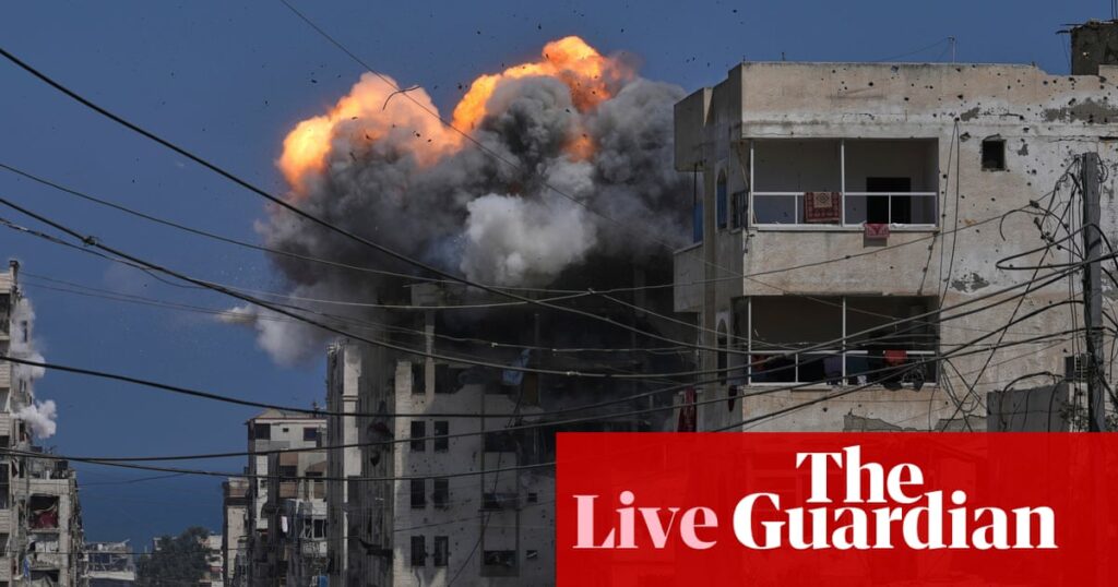 Israel launches ground assault on Deir Al-Balah in central Gaza – Middle East crisis live | Israel