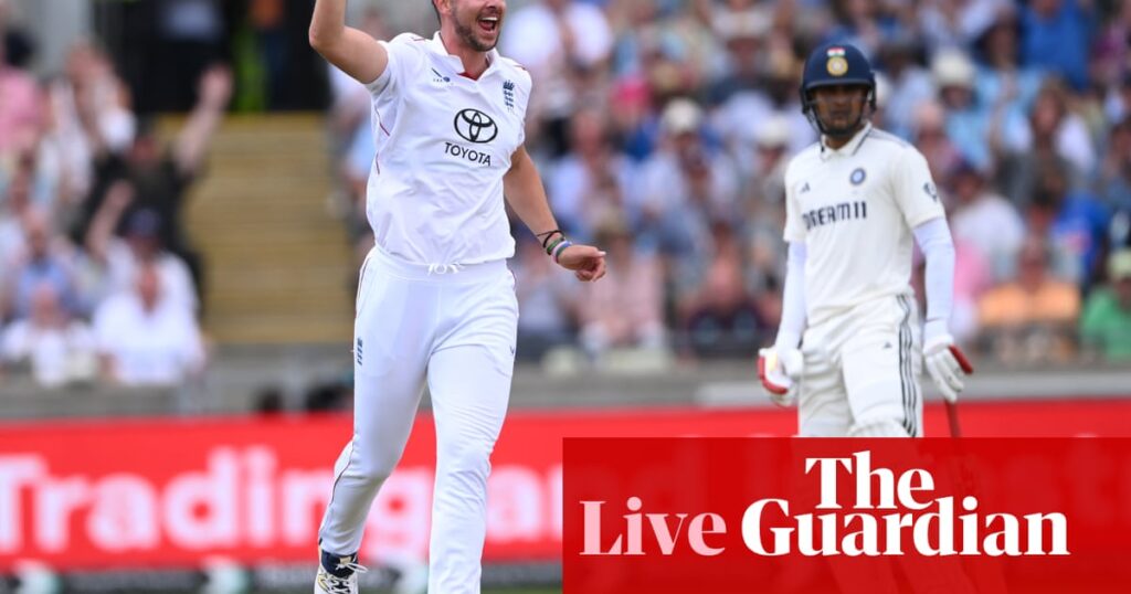 England v India: second men’s cricket Test, day two – live | England v India 2025
