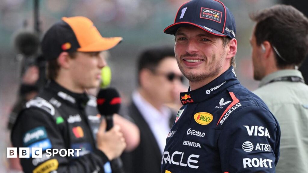 British Grand Prix: Max Verstappen takes pole with Oscar Piastri second and Lando Norris third