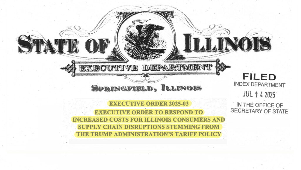 Pritzker signs executive order responding to impact of tariffs on Illinois