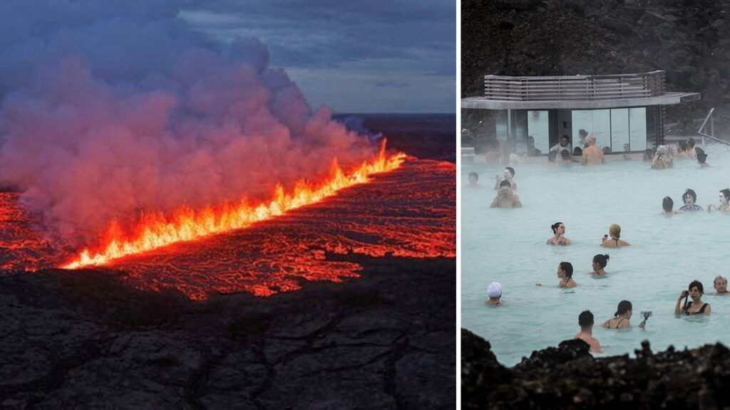 Tourists flee as volcano erupts near Iceland’s world-famous Blue Lagoon resort