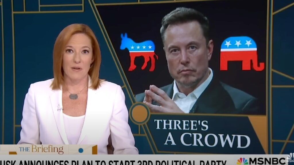 Jen Psaki Explains Why Elon Musk Likely Fails in Making New Political Party