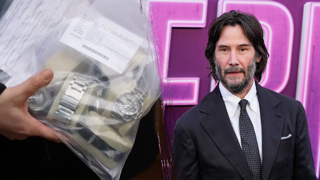 Chilean police hand over 5,000 in watches stolen from Keanu Reeves to FBI