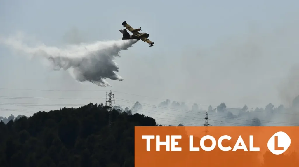 Thousands told to stay home as Spain forest fire rages on
