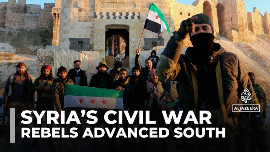 Syrian opposition fighters enter the city of Hama