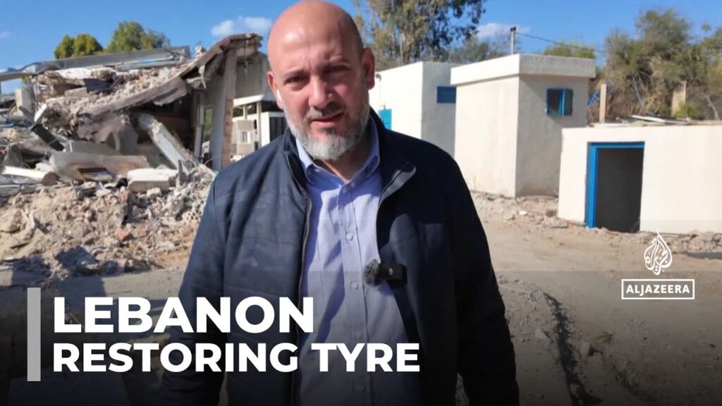 Restoring Tyre: efforts to rebuild water facility after Israeli airstrike