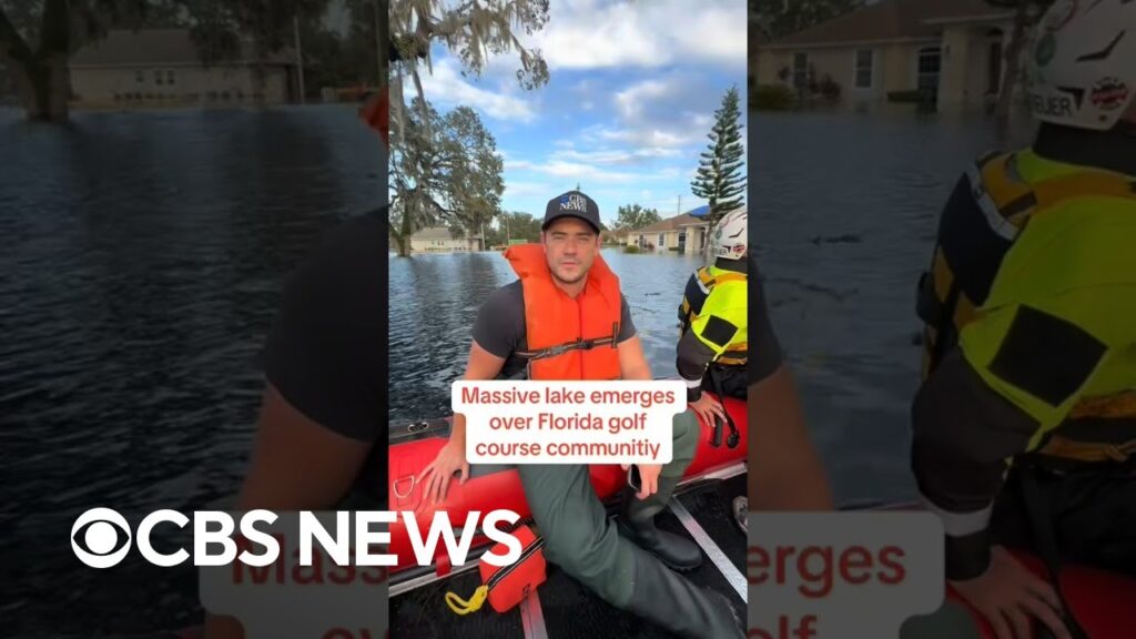 Rescue team goes door to door in Florida community after Hurricane Milton #shorts