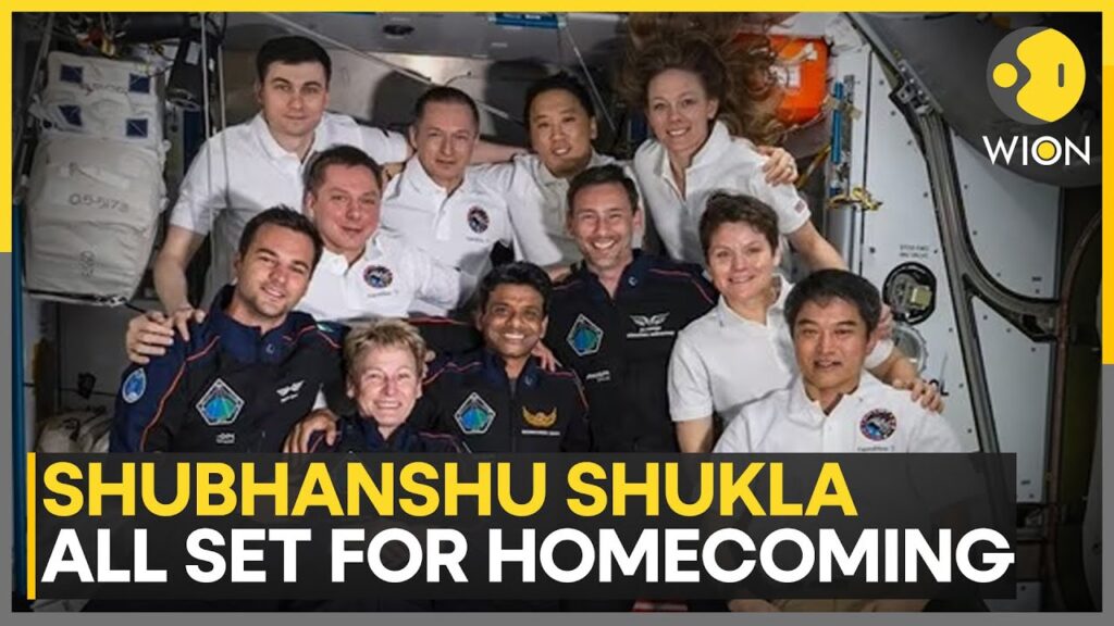 Axiom-4 Crew Return After Wrapping Up 2 Weeks In Orbit | World News | WION