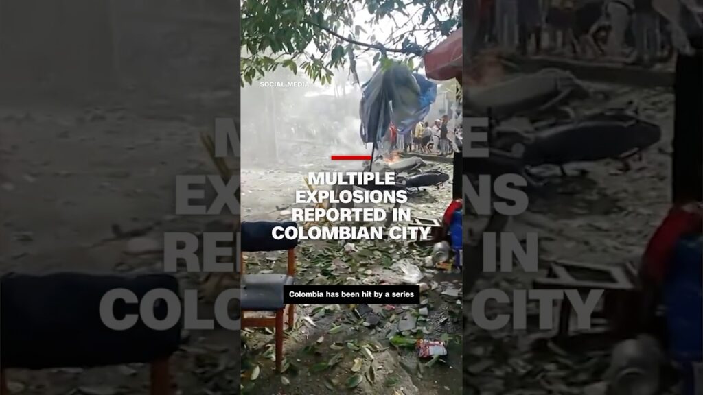 Multiple explosions reported in Colombian city