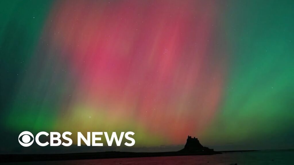 Videos show colorful northern lights dazzling night skies