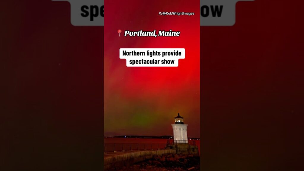Northern lights provide spectacular show on both sides of the Atlantic #shorts