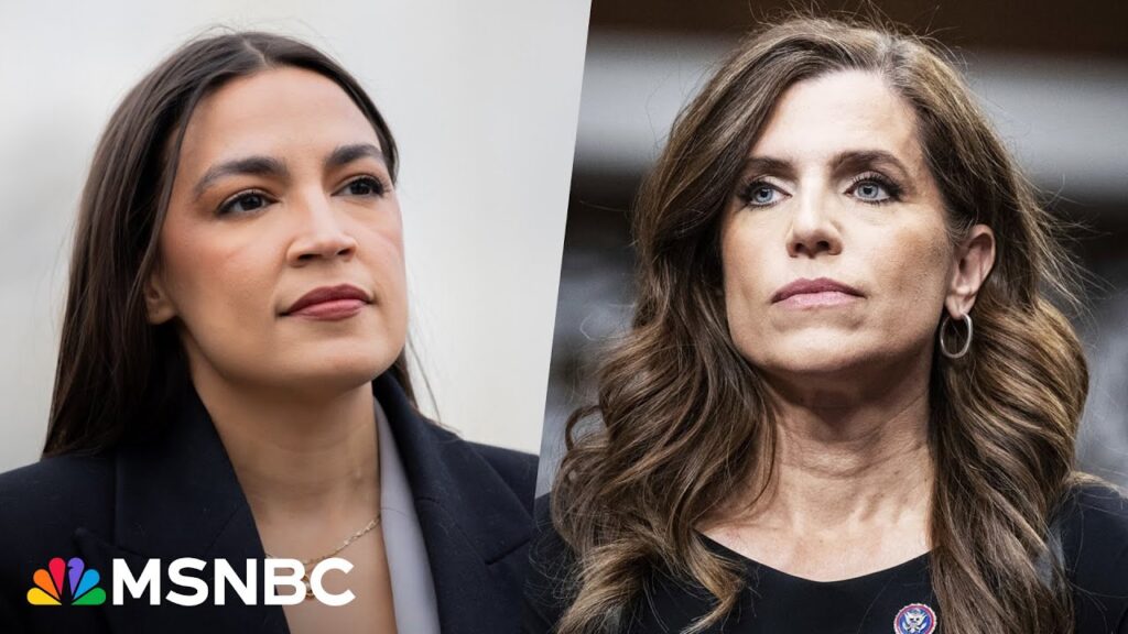‘Disgusting’: AOC eviscerates Republican rep’s trans bathroom stunt
