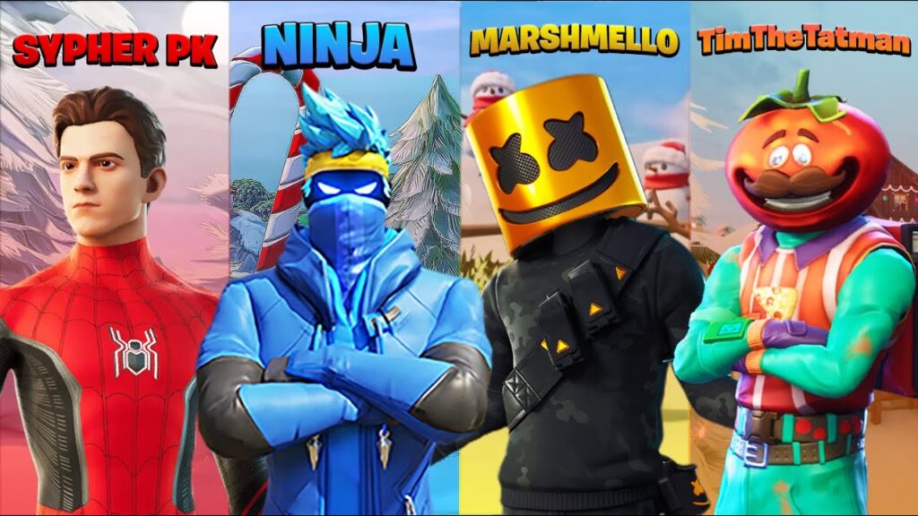 PLAYING FORTNITE WITH @marshmello, @timthetatman & @SypherPK!!