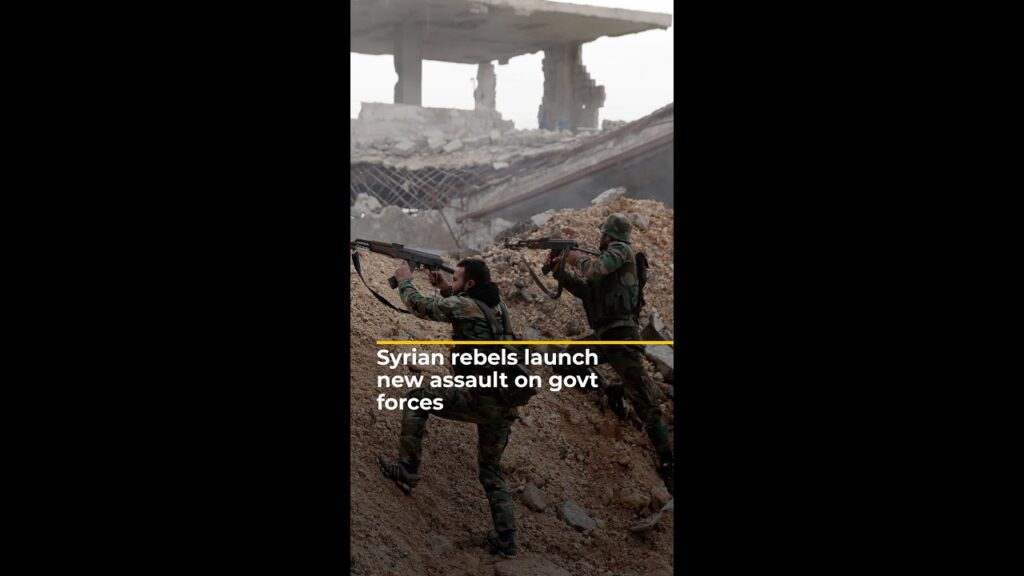 Syrian rebels claim advances in new assault on govt forces | AJ #shorts