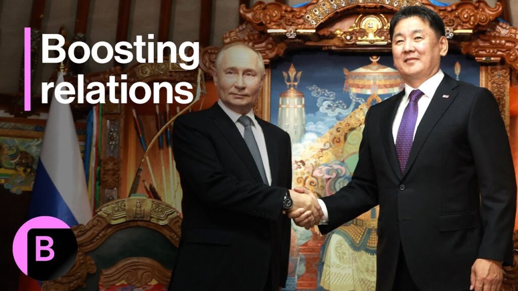 Russia’s Putin, Mongolia’s Khurelsukh Agree to Boost Economic Ties