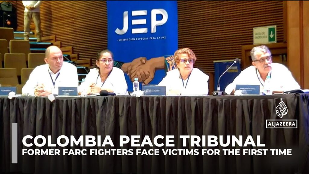 Colombia peace tribunal: Former FARC fighters face victims for the first time