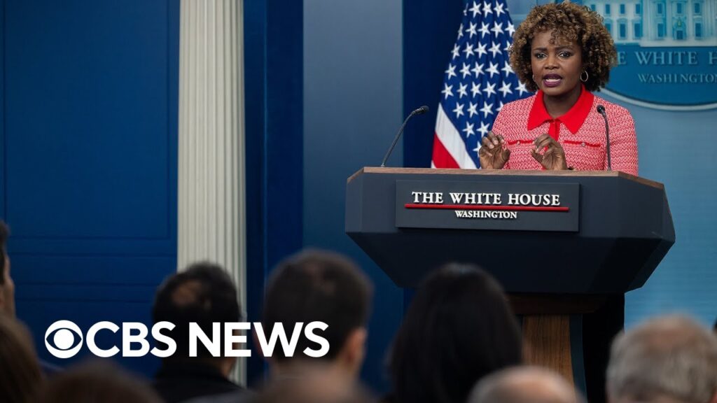 White House takes questions after Hurricane Milton moves through Florida | full video