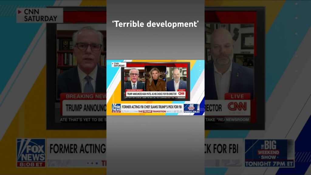 Former deputy FBI director melts down over Trump’s tap of Kash Patel #shorts
