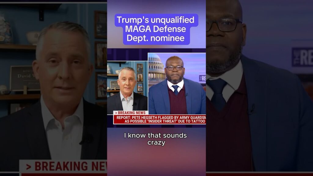 Trump’s unqualified Defense Dept. nominee